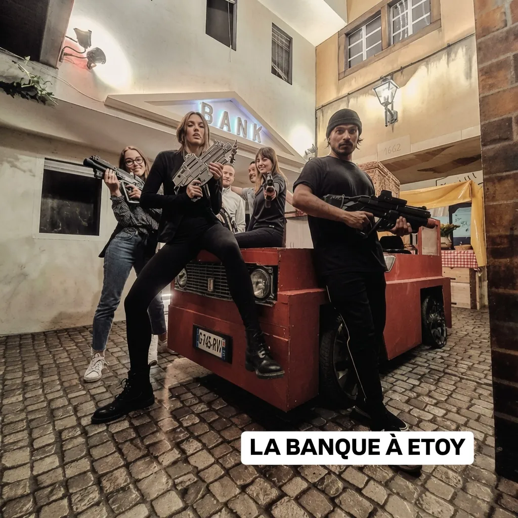 The Bank Heist set at LaseRed Etoy
